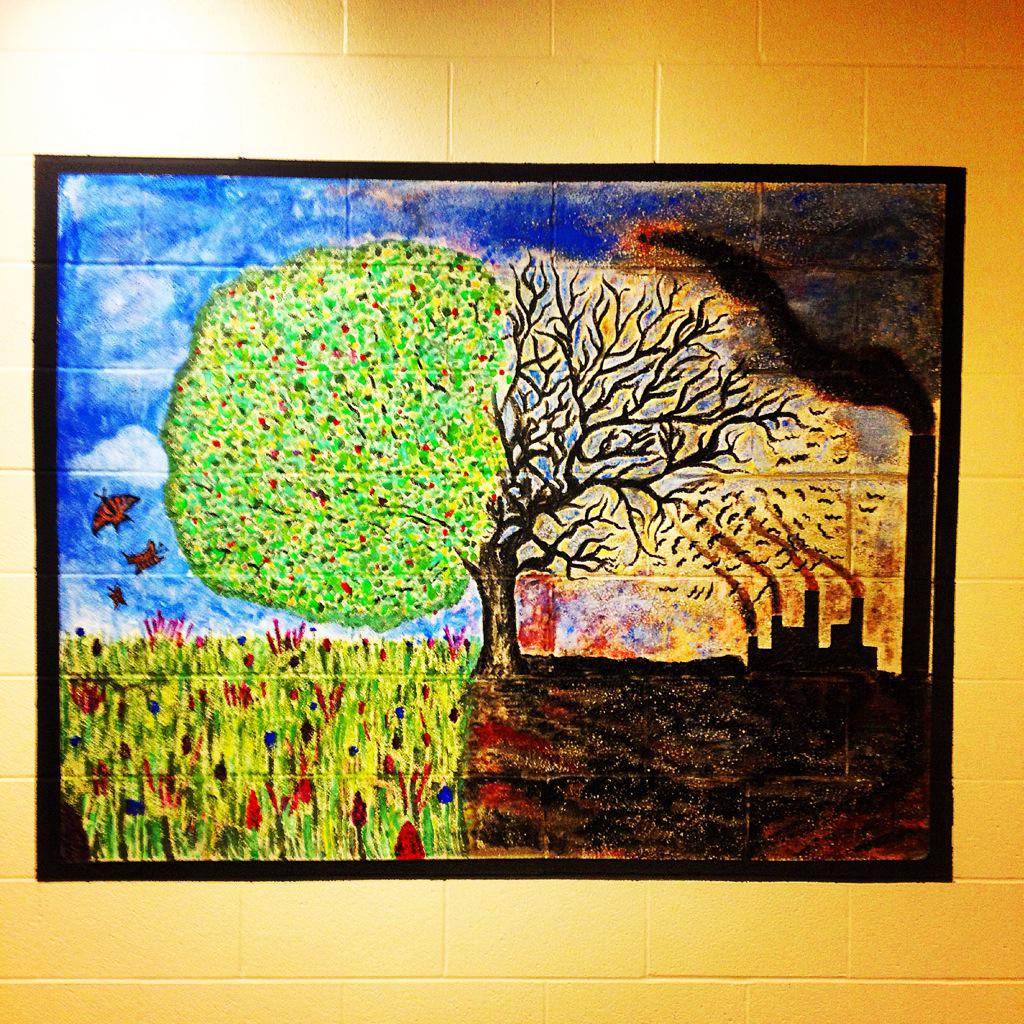 GargarGarrison's tweet image. When we paint at school... #ccsscellcycle #environmentalawareness #geographyclass @ccsscellcycle @studentgovccss