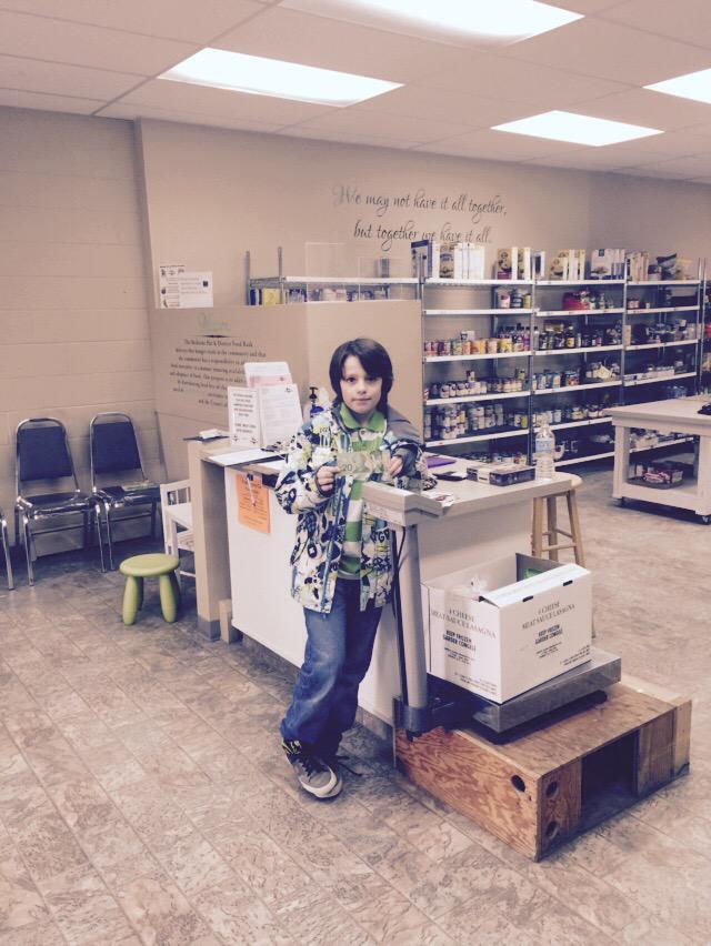 MHWomensShelter's tweet photo. "@MedHatFoodBank: Grayson Fischer 24 lbs of food and $20.00 for birthday raised for us http://t.co/6sCEO8XlsK" #littlegivers #medhat