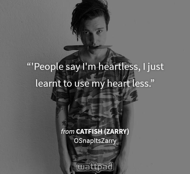 [[ I'm reading "Catfish (Zarry)" on #Wattpad.  And I loved this quote so. ]]