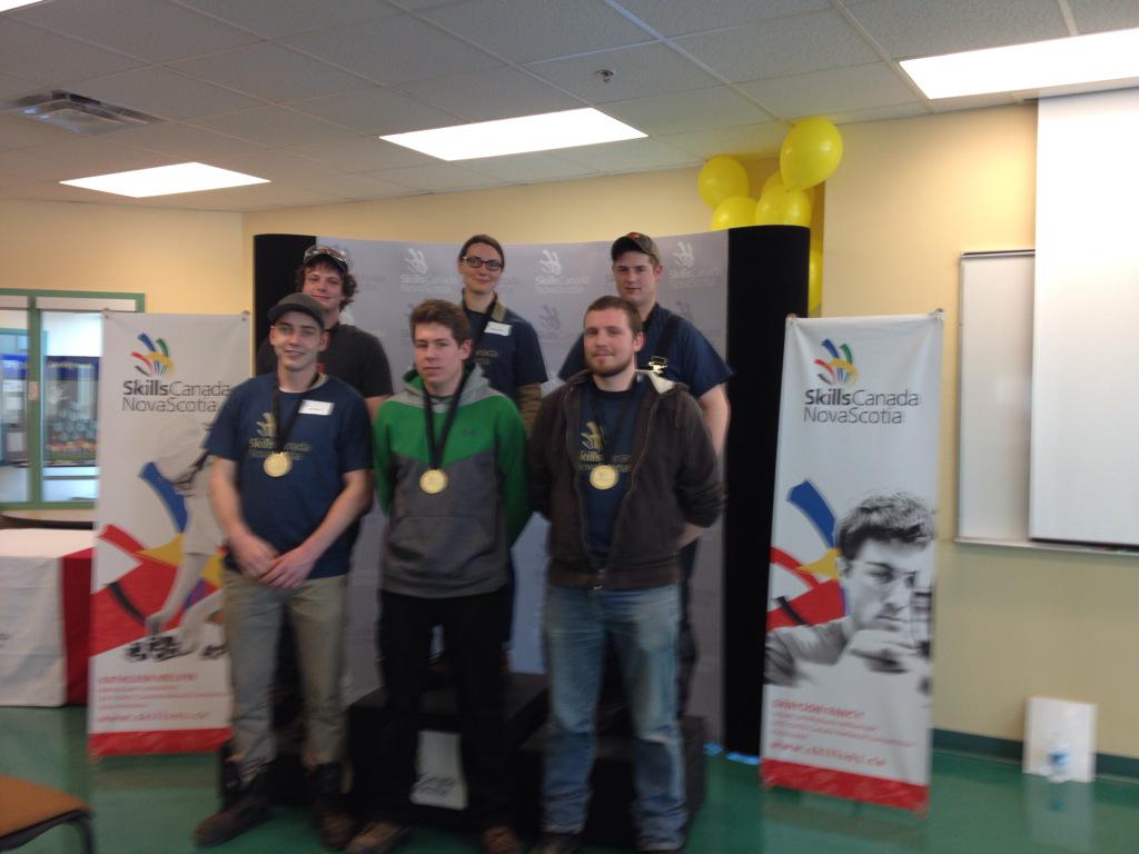 Skills_NS's tweet photo. Here's your first look at the gold medalists from today's competition. Congrats to all of the competitors! http://t.co/6lTNEusKK9