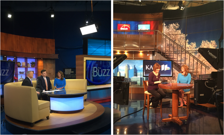 kelli_schutrop's tweet photo. .@knordling you're the opening shot of our @kare11 #targetlayoffs interview! #waytorocktwitter http://t.co/z26R33TFIj http://t.co/jtaB82W5kY
