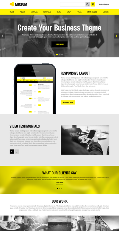 w3blender's tweet image. Coming soon to templateBlender.com - Mixtum; a multipurpose WordPress & WooCommerce theme.
