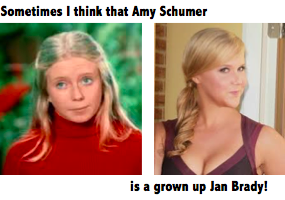 Cal_Fidler's tweet photo. I think that @amyschumer looks like a grownup #janbrady! http://t.co/iJZOv2LxI3