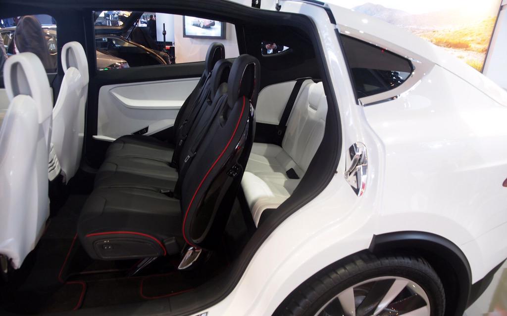 Tesla model x. @TeslaMotors Stunning and sleek.