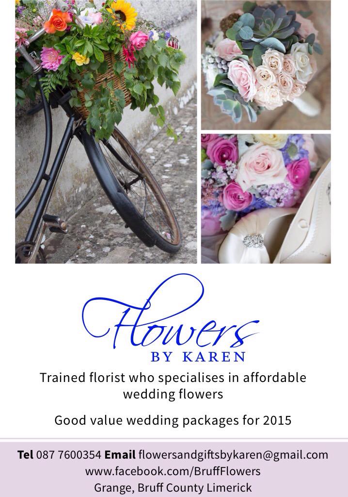 FlowersKaren_LK's tweet photo. Check out my advert in @BridesofIrl magazine #limerickhour #limerickflowers #limerickbrides http://t.co/qnm8ufC7Ly
