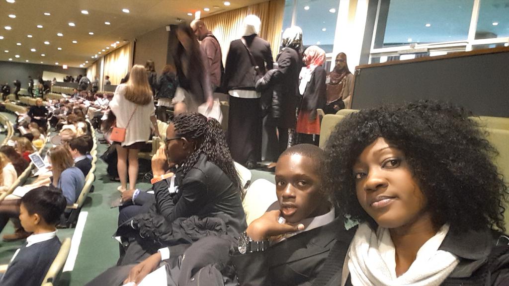 caroline4real's tweet photo. Live from the UN Headquarters, New York #ModelUNConference #ConferenceOpening http://t.co/qEBqS6RLLv