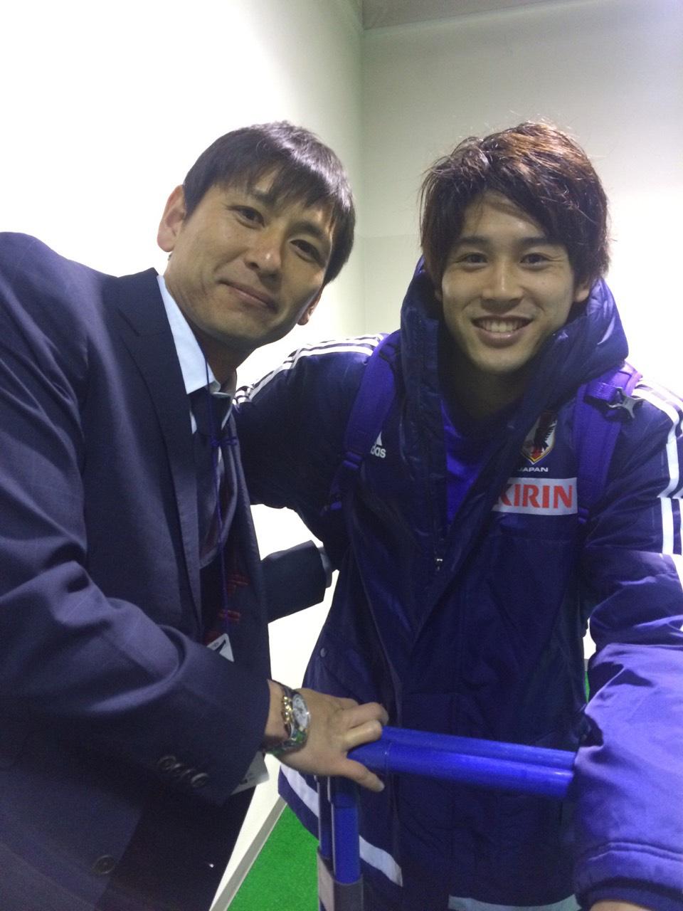 鹿島アントラーズ 大分の中田c R Oから速報 ミックスゾーンでの内田篤人選手とのツーショットです Antlers Daihyo 内田篤人 中田浩二 Http T Co Vbeu7cekvx Twitter