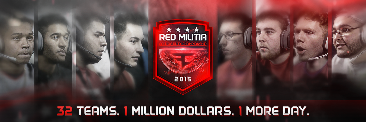 FaZeClan's tweet photo. The Call of Duty World Championships kick off TOMORROW. Are you ready?

We are. #FaZeUp http://t.co/X7xk1Q9Mgy