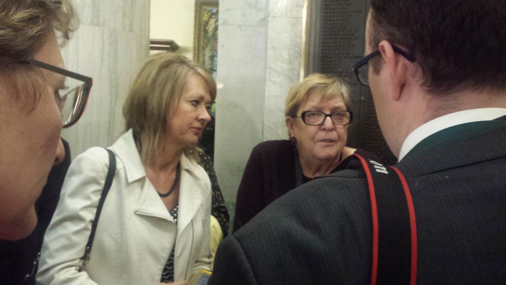 AUMA president Helen Rice and <a href="/DianaMcQueenMLA/">Diana McQueen</a> provide feedback on Alberta budget.  Great news for municipalities