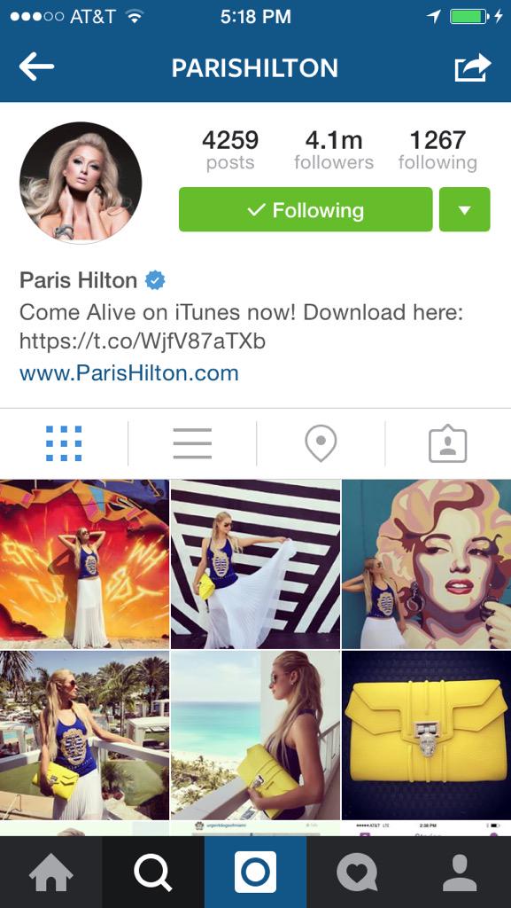 <a href="/ParisHilton/">Paris Hilton</a> is queen of Instagram ❤️ check her out