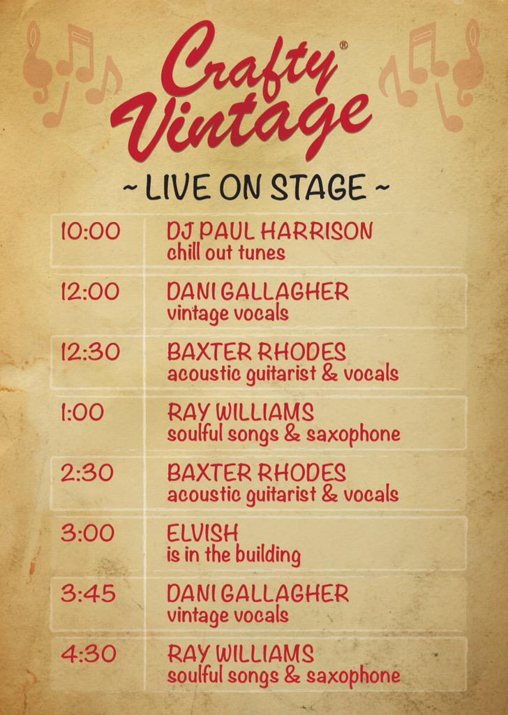 Crafty_Vintage's tweet photo. Here's the line up for this Saturday @HoghtonTower tower ft @DaniellaGMusic  @baxterrhodes @HipHip2Rays @LeDiscotech http://t.co/qiQwPcsTZ9