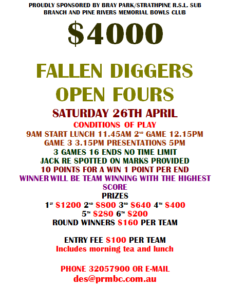 $27000 Bowls Prizemoney? We think yes! Contact <a href="/KurtBrown90/">Kurt Brown</a>!!! <a href="/wayne_moffatt/">Wayne Moffatt</a> <a href="/ClubPineRivers/">Club Pine Rivers</a> 
clubpinerivers.com.au/bowls/bowls-ca…