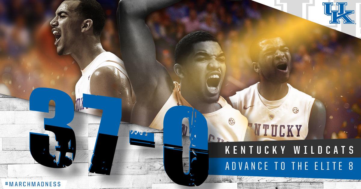 MarchMadnessMBB's tweet image. 37-0!

Kentucky clobbers West Virginia, 78-39. #UKvsWVU #Sweet16