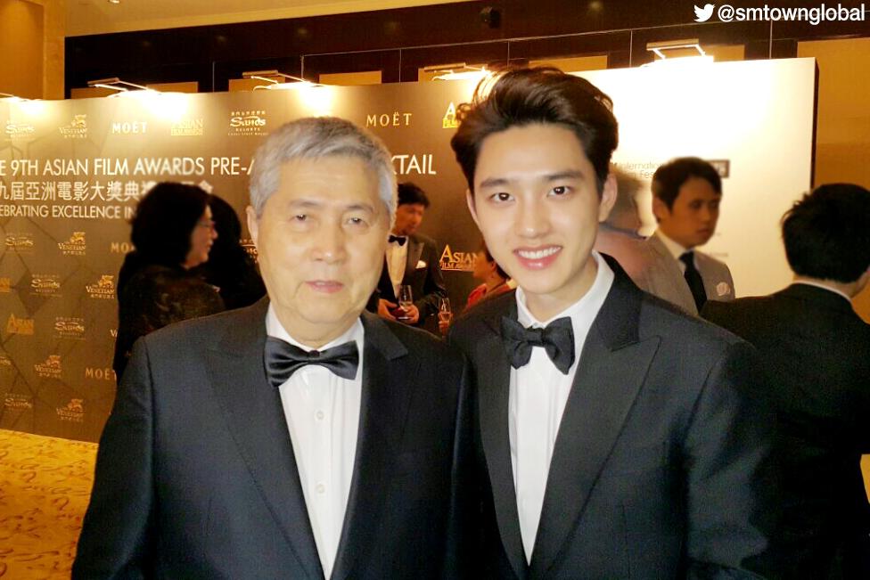 #EXO D.O. at The 9th Asian Film Awards. now.smtown.com/#/Show/1569