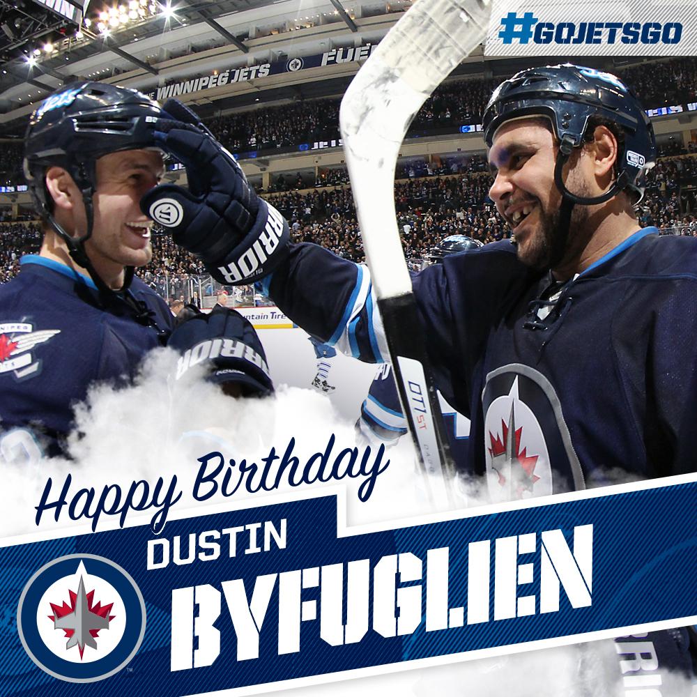 Happy Birthday to Dustin Byfuglien today! 