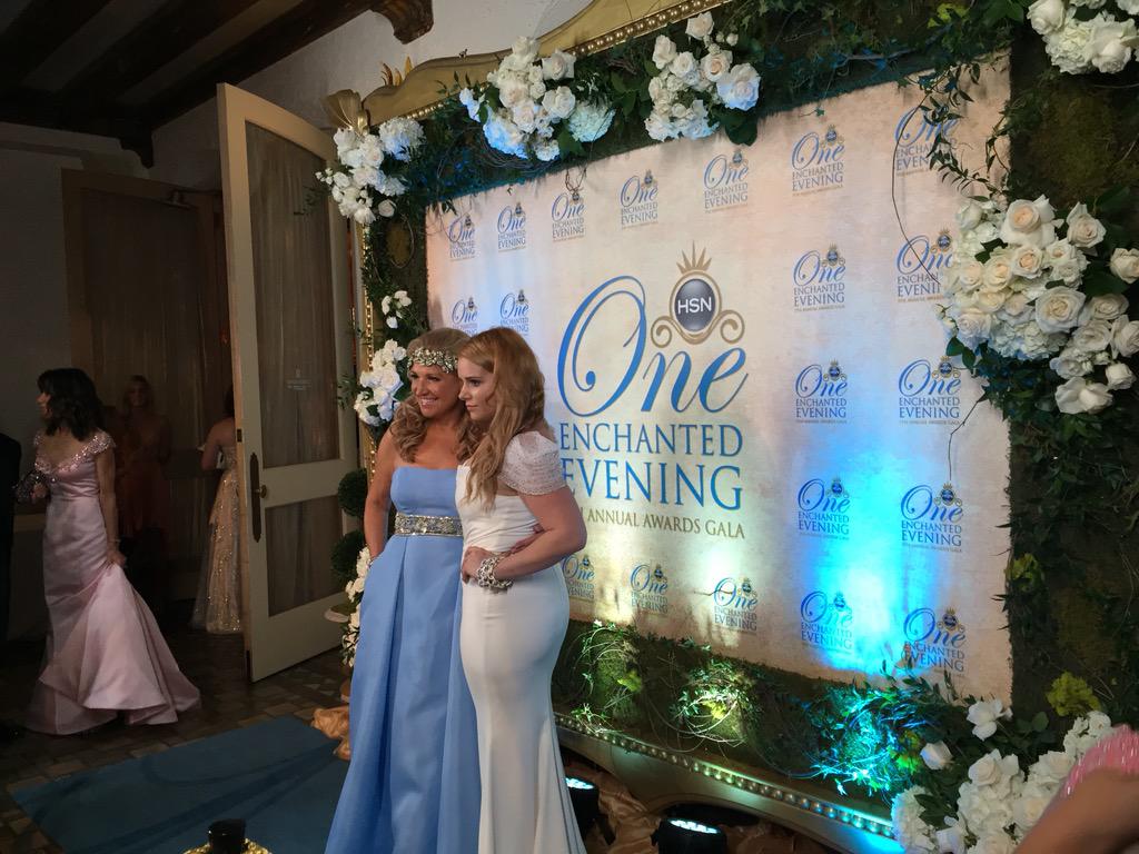 tdmoore62 the theme is One Enchanted Evening tonight. Everyone is dressed  as princes and princesses! #HSNGala