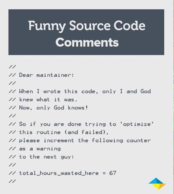 IndianaTux's tweet image. #codecomments