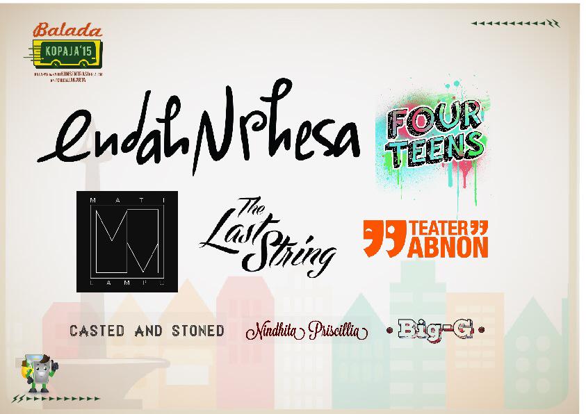 INI DIA NIH PENGISI ACARANYA #BALKOP2015 :)