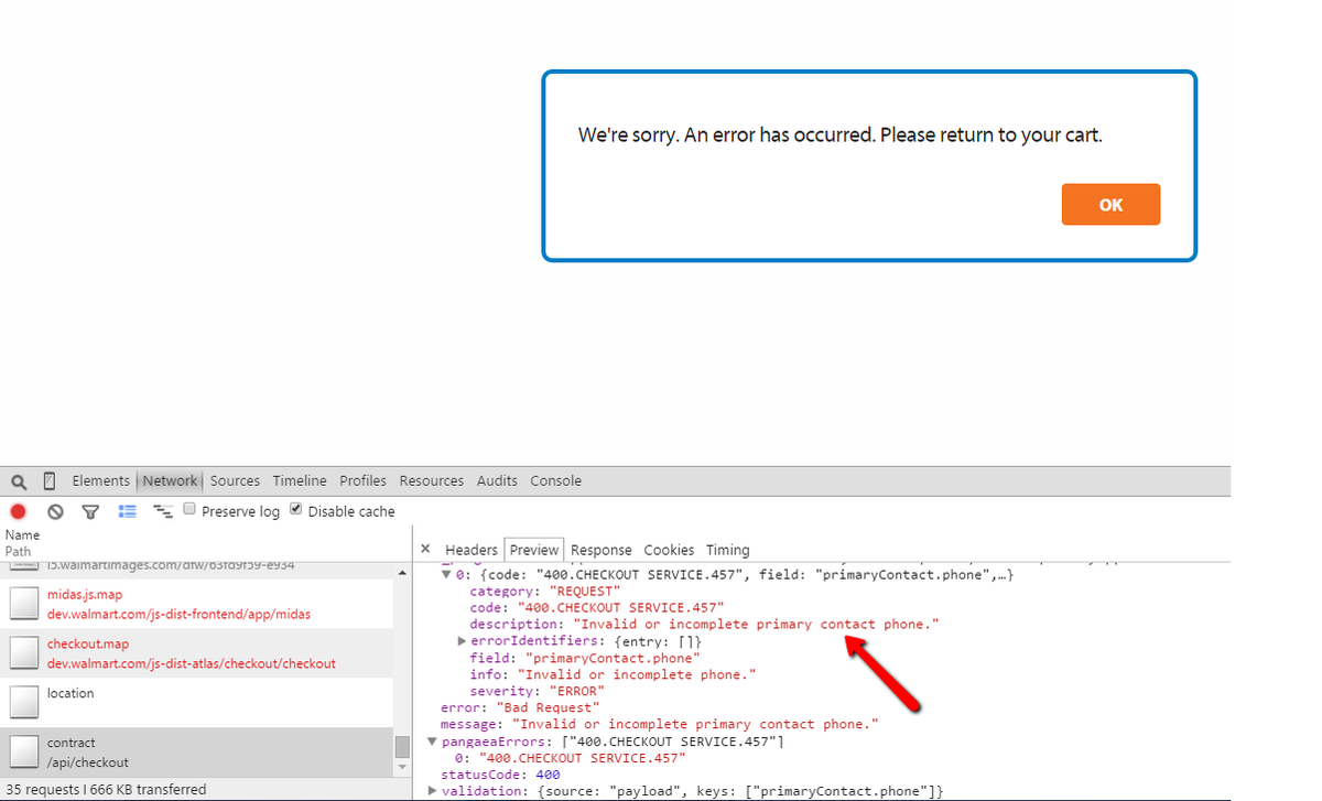 AngleSharp's tweet image. Hey @WalmartLabs checkout was completely broken for me today, but don&apos;t worry, I figured it out :)