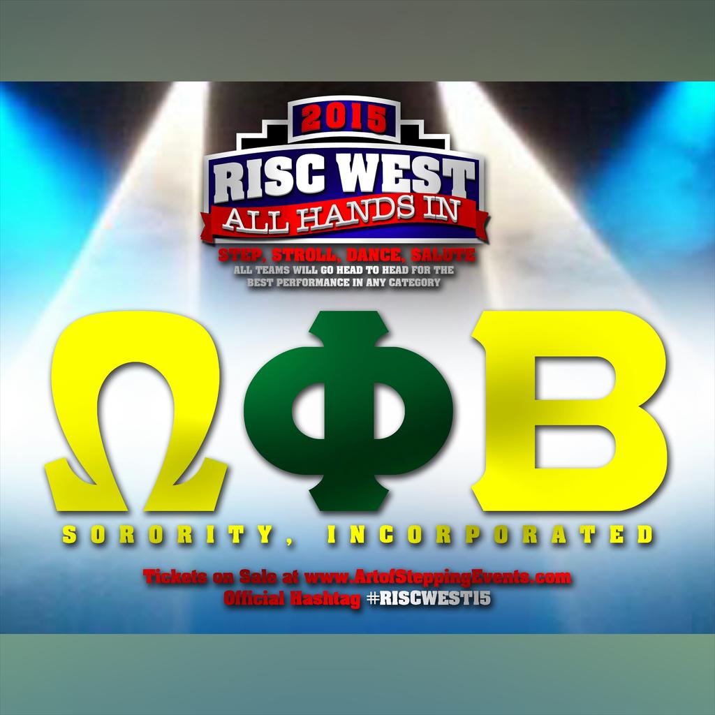 ArtOfStepping's tweet photo. Support the Sisters of @OmegaPhiBeta live at #RISCWEST15 on Sat, May 3! Tickets on sale now! #OmegaPhiBeta http://t.co/zYTKpnPGVj