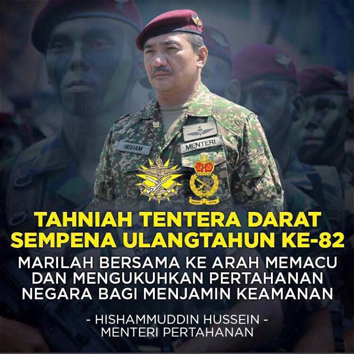 Sambutan Ulangtahun ke 82 Tentera Darat. Tahniah.