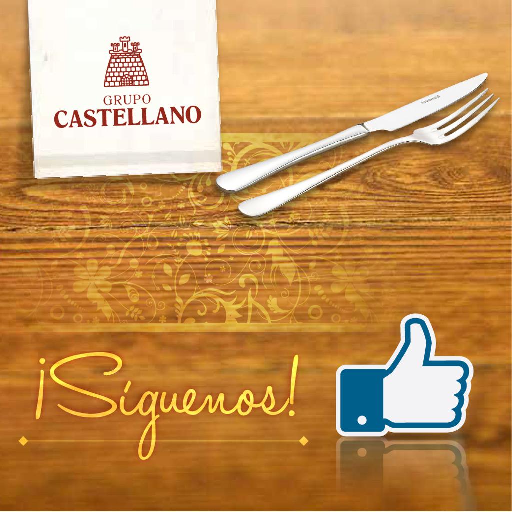 Síguenos en Facebook y Twitter. <a href="/GrupoCastellano/">GrupoCastellano</a>