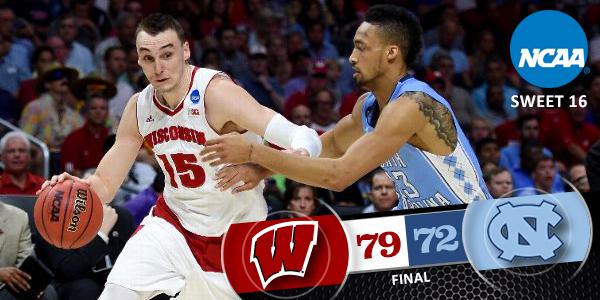 UWBadgers's tweet image. On to the Elite Eight! #Badgers win!