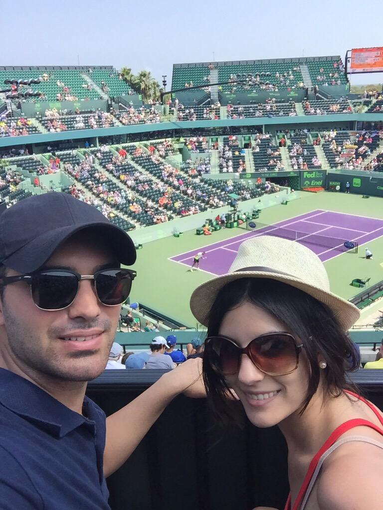 MaaMartaa's tweet photo. "@Miguel_Rubio7: Master 1000 Miami 🇺🇸🎾👌 http://t.co/smQqKmHkUp"