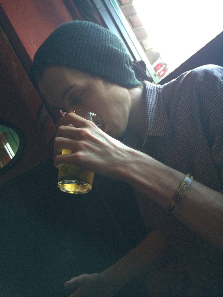 Thenightlycrew's tweet photo. From Candy Baron via @BARTRENDr: He's thirsty! #beer #challengeaccepted @lucasjordan10 http://t.co/xkZPLEGHlM