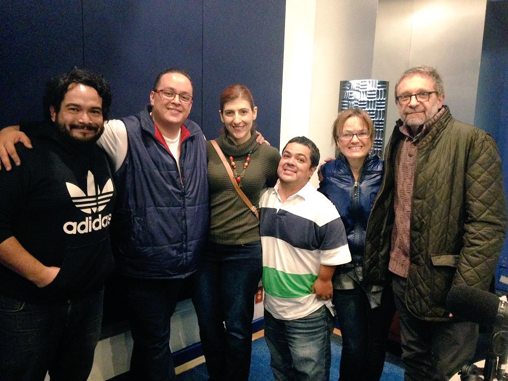 Gracias querido equipo de @elwesomx por recibir a El @TiempoSeDetiene @KarinaGidi #BenjaminCann