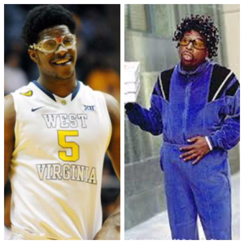 randapanda5's tweet photo. Uncanny resemblance. Lookin' at you WVU. #bbn http://t.co/qnrEw6fhNt
