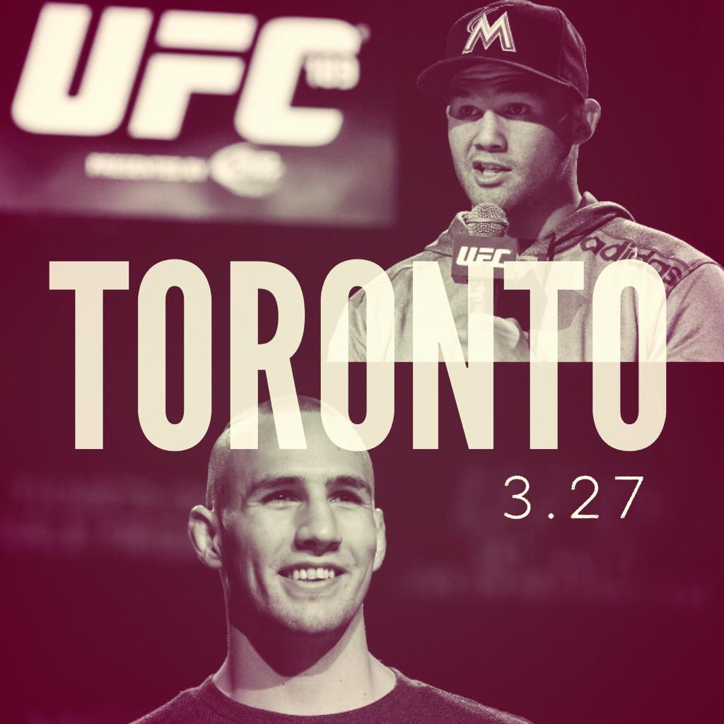 danawhite's tweet photo. Toronto 2 morrow, Eaton Centre at 4pm will be the Champ @ruthless_rl and @romac_gorilla #ufc @ufc #canada http://t.co/ygM7I0n3RH