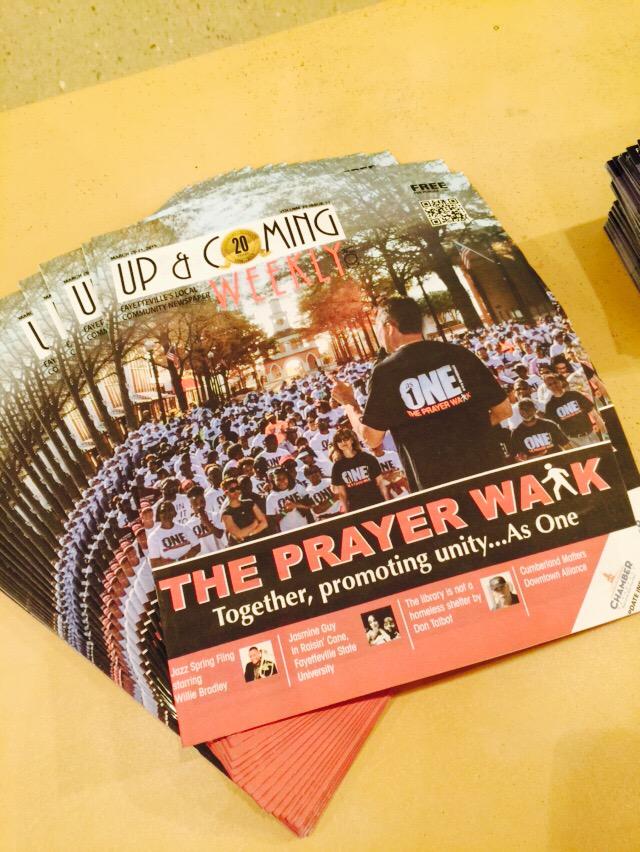 Cliffdalealive's tweet photo. Will we see you on April 11th? #AsONEprayerwalk #upandcomingweekly http://t.co/7mW3ZQ6N9h