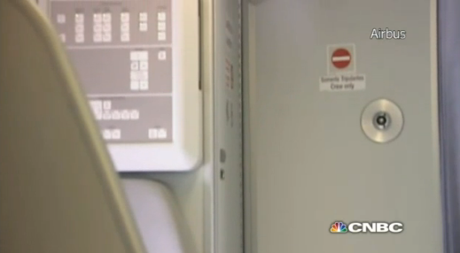 CNBC's tweet photo. Airbus video offers details on reinforced cockpits » http://t.co/yMKSQNBup0 http://t.co/7HfvN9vRht