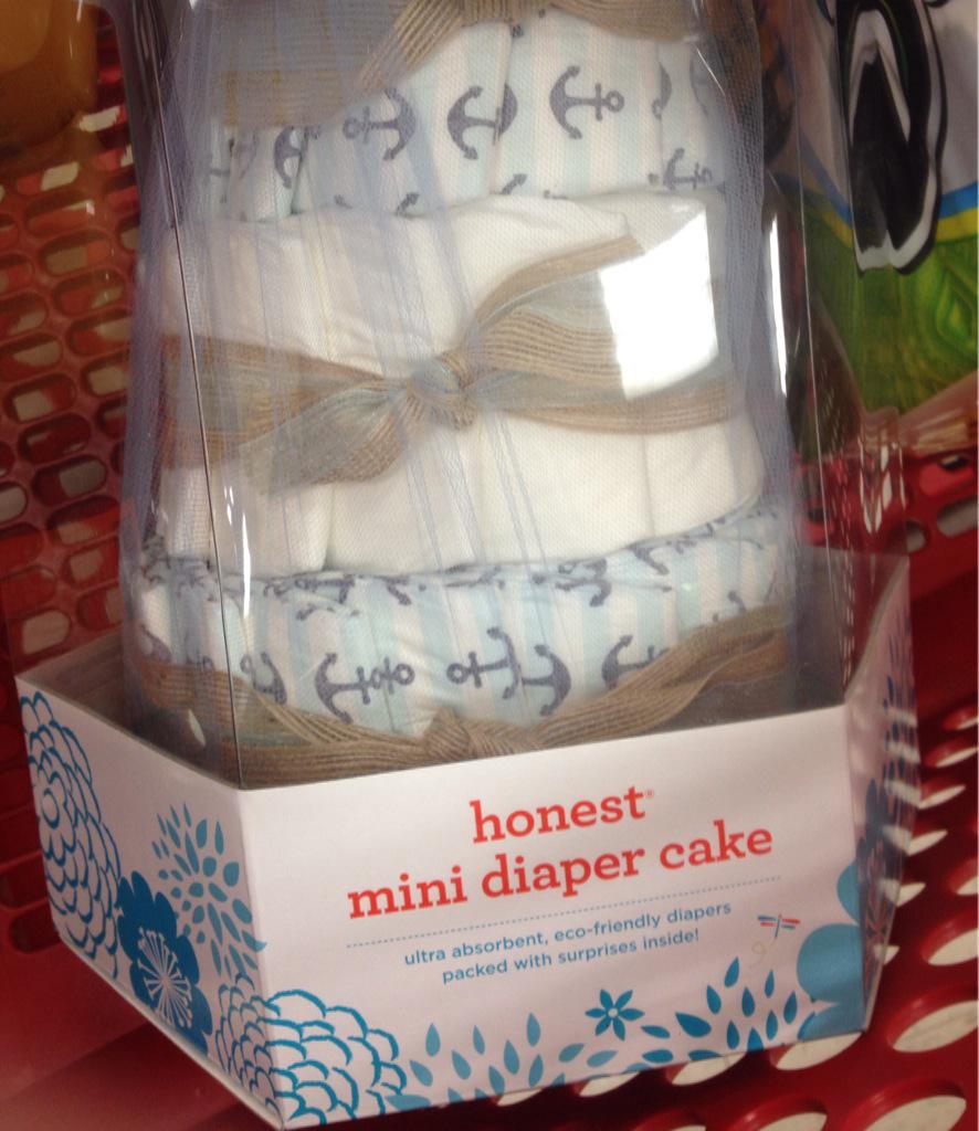 honest mini diaper cake