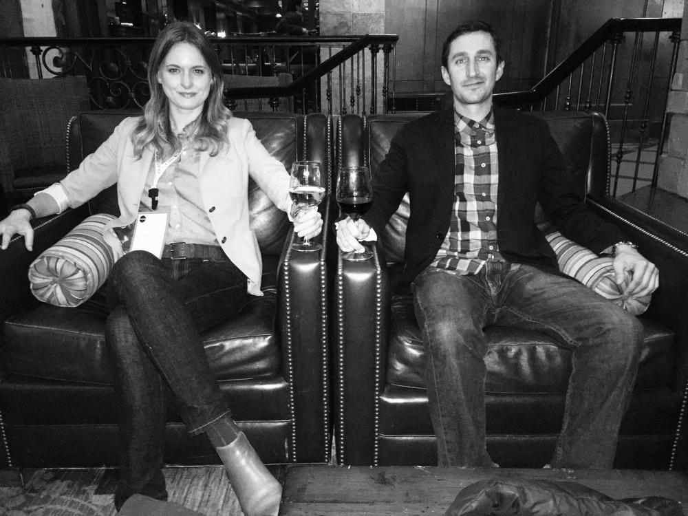 Virool's tweet image. Batman and Robin taking #DigidayDPS by storm #PubDev