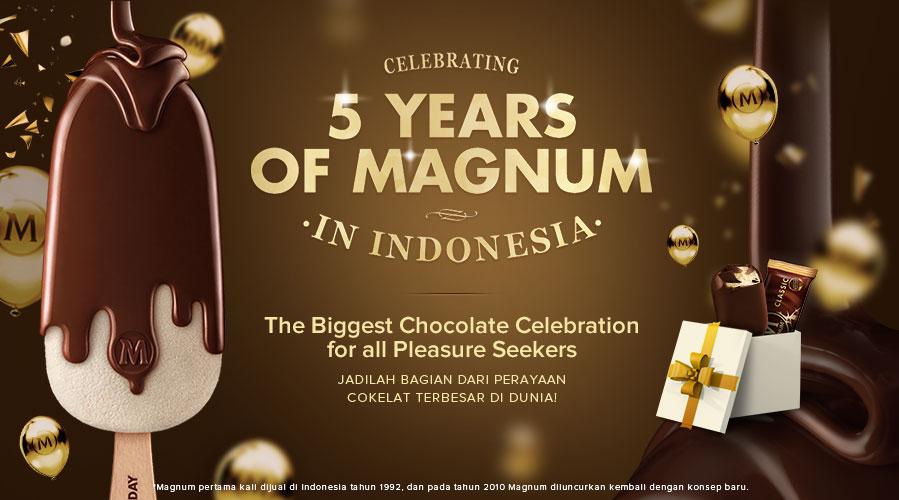 Saya mendapatkan kejutan spesial dari perayaan cokelat terbesar di dunia mymagnum.co.id/5years #CelebratePleasure