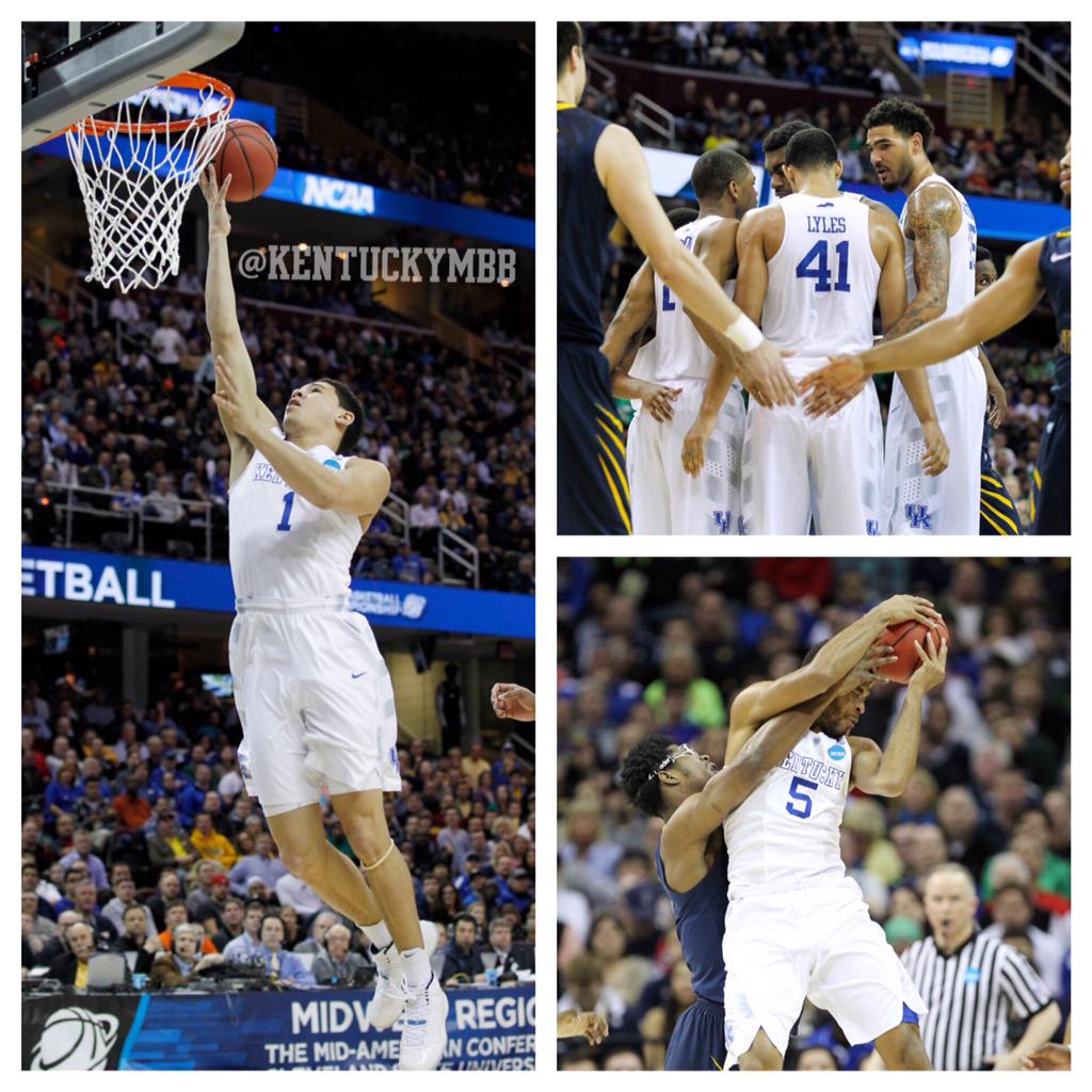 KentuckyMBB's tweet photo. Sometimes you're just in the zone. http://t.co/03DCG58X4Q