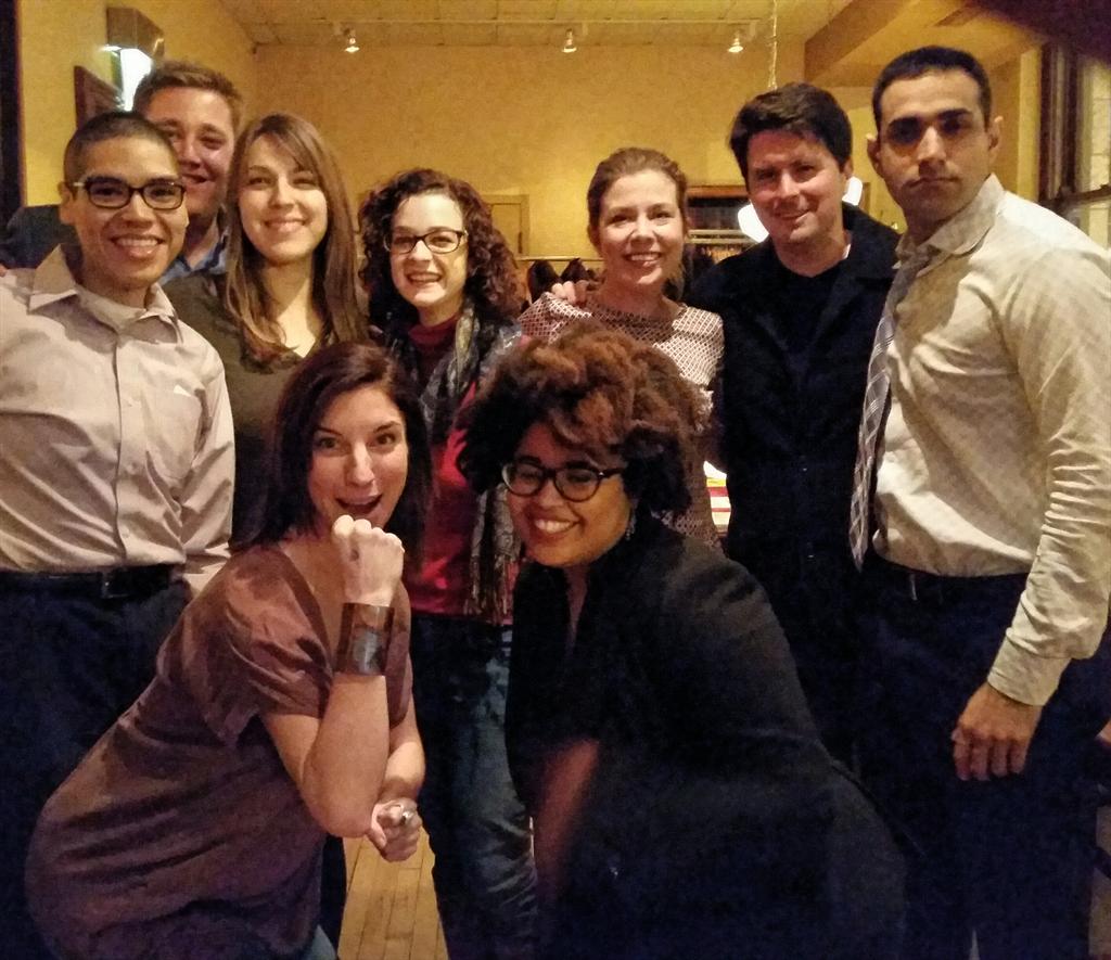mblancartejr's tweet photo. @NLC strength at the @ChicagoVotes #PollsGoinUp #Chicago #Mayoral #Debate Viewing Party! #NLC #NLCChicago #Vote! http://t.co/OpvfVLX34I