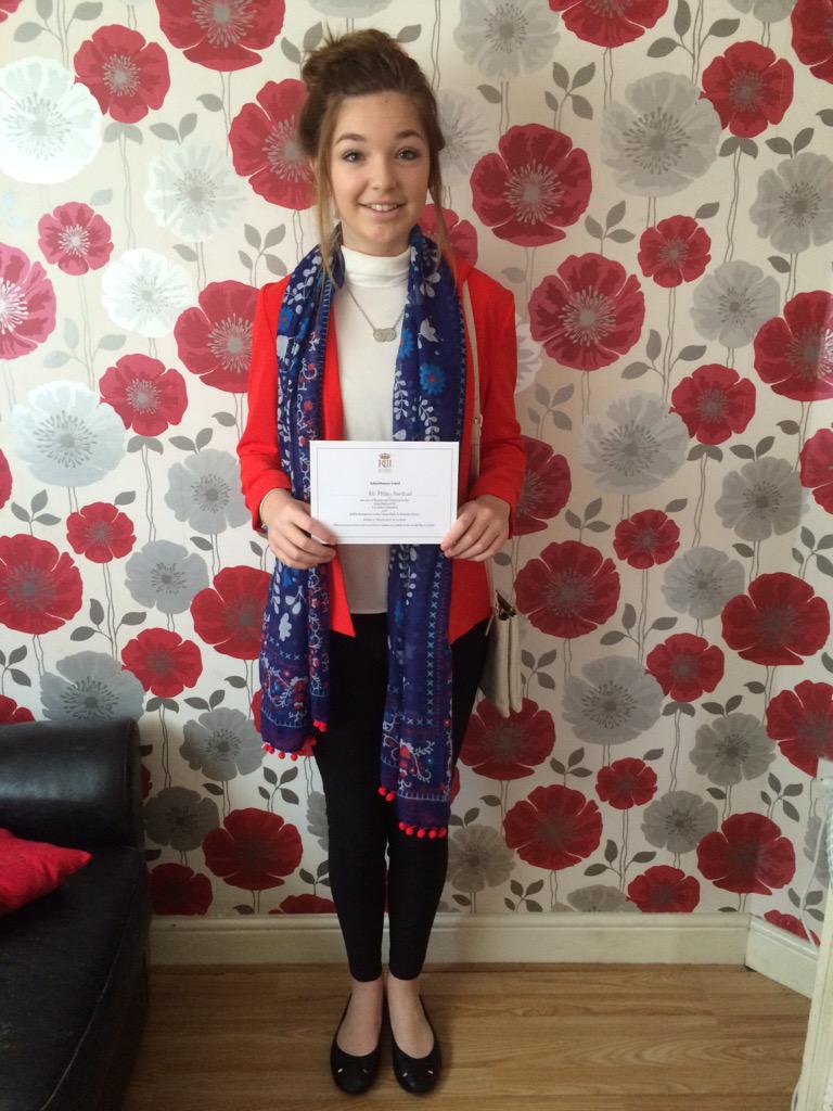 My beautiful daughter, off to king Richards unveiling of the tomb service today,