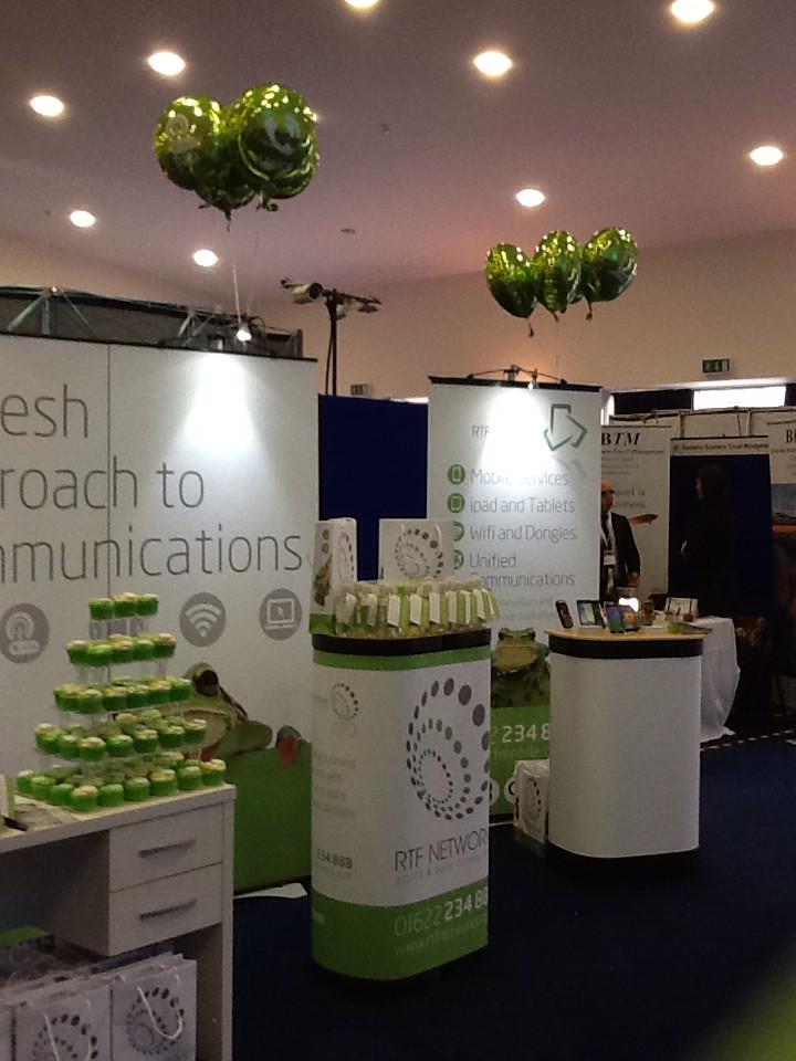 RTFMobile's tweet image. The team have arrived at #westkentb2b - follow the balloons