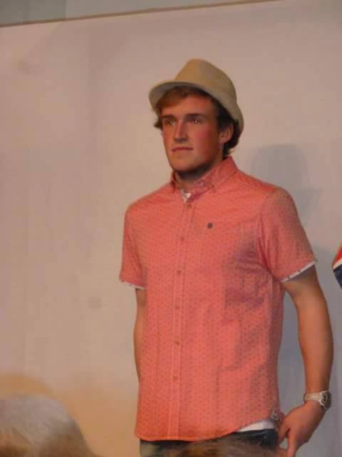 MishMashJeans's tweet photo. One of the models at the #SSAFA charity fashion show looking very smooth in our Sunset shirt. http://t.co/G5RxL15fAv http://t.co/ZhcvEYDL6l