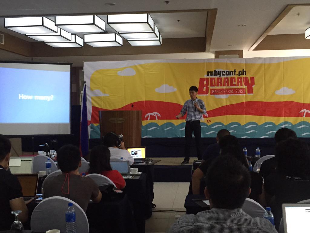 RubyConf Philippines (@rubyconfph) on Twitter photo Thank you <a href="/mrjoshualat/">Joshua Arvin Lat</a> for sharing some lessons on "Getting that Rails Project to Launch on Time" Thank you <a href="/mrjoshualat/">Joshua Arvin Lat</a> for sharing some lessons on "Getting that Rails Project to Launch on Time"