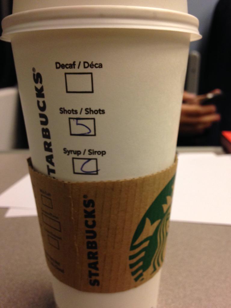 ashsphillips's tweet photo. It's so cold I wish I could swim in this coffee http://t.co/LZ7aGSmBSk