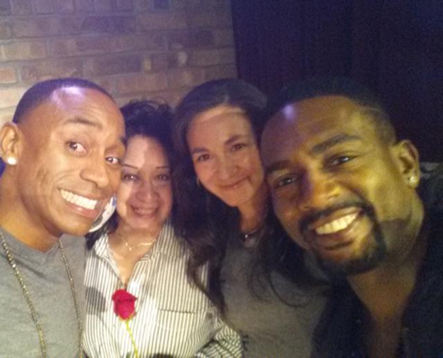I really enjoyed myself tonight. Me and Bill Bellamy danced on and off threw the whole show. Happy Birthday Mom! 