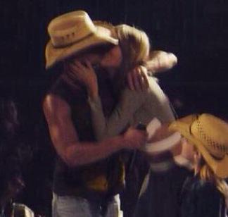TAYLOR KISSED KENNY CHESNEY ON THE LIPS ON HIS BIRTHDAY.  HAPPY BIRTHDAY    