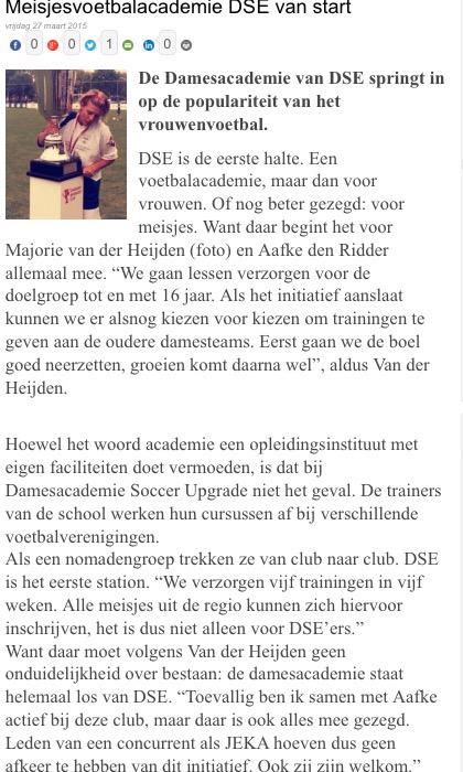 En nog meer nieuwss ...