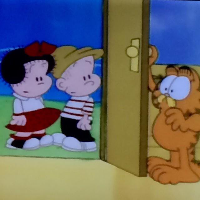 CartoonClubCC's tweet photo. #garfieldandfriends #garfield #nancyandsluggo #doortoanothercomicstrip #jimdavis #comicstr… http://t.co/Ne7BXV0D7T http://t.co/Wfctp1diS4