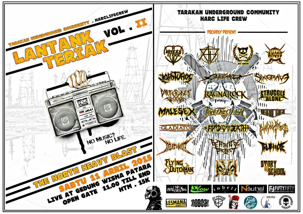 Tarakan! Kita berbagi keringat :D 11 April 2015 at Gedung WismaPatra Tarakan.
See yaa \m/