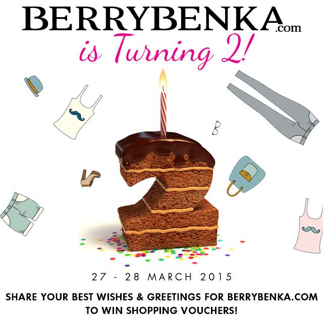Berrybenka's tweet photo. Share wishes kamu di #Berrybenka2ndBday @Berrybenka &amp; menangkan voucher belanja @100K untuk 3 org! http://t.co/IEDWPmLNlA